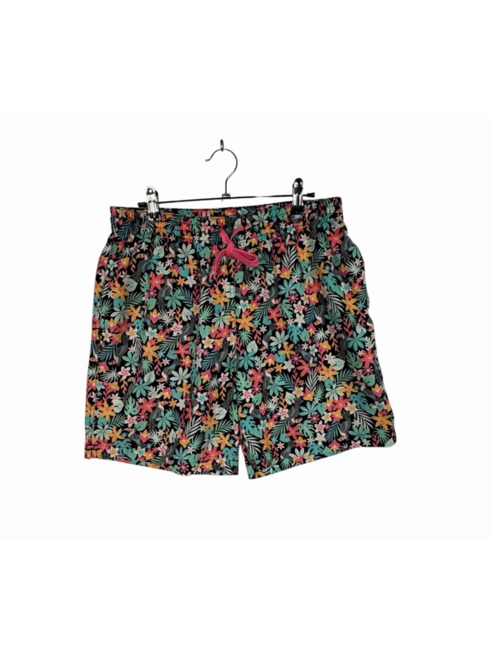 Chubbies Bloomerang Tropical Floral Lined Swim Trunks 7" Mens Size Medium